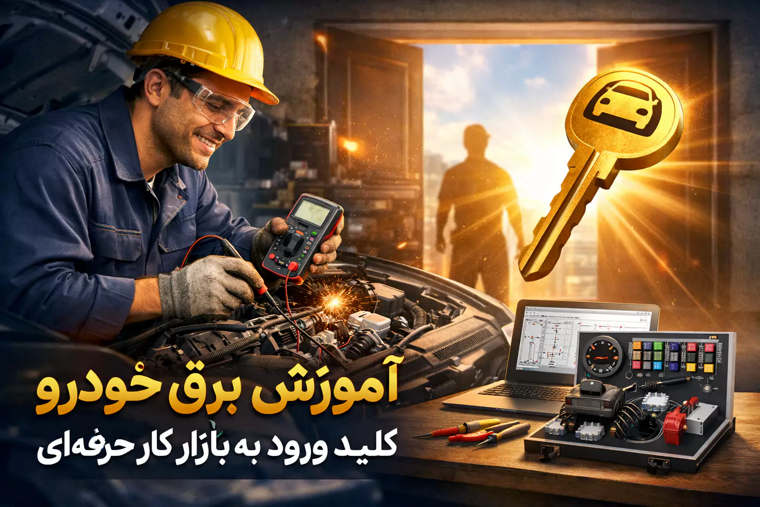 آیا می‌دانید که برق خودرو یکی از کلیدی‌ترین تخصص‌ها در صنعت خودروسازی است؟